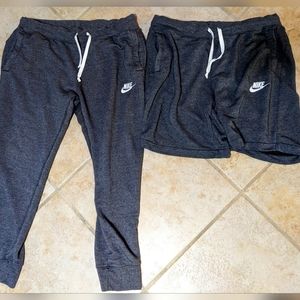 Nike men's sweatpants and shorts xxl 2xl
